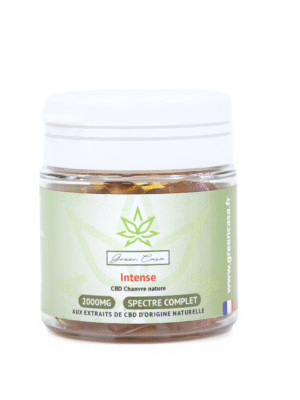 Gélules CBD liquides Intense spectre complet 2000mg